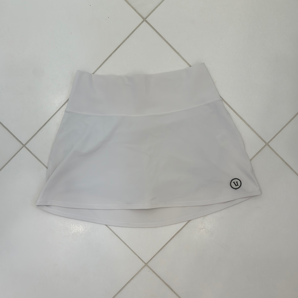 Vuori White Volley Tennis Skirt
